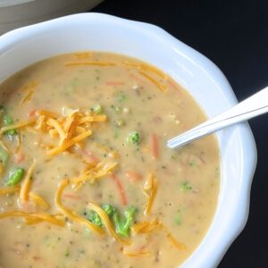 keto broccoli cheddar soup