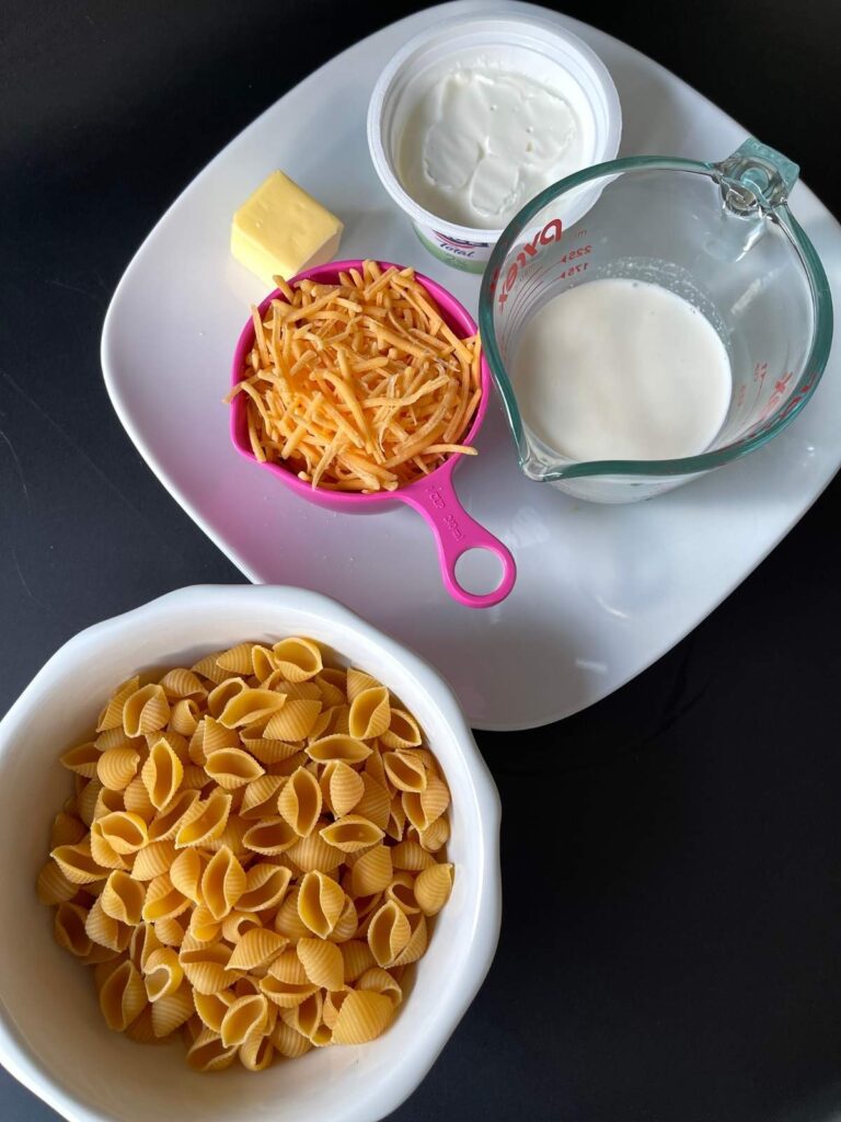 high protein mac and cheese ingredients