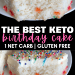 keto funfetti birthday cake