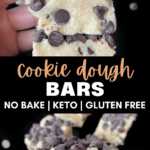 keto cookie dough bars