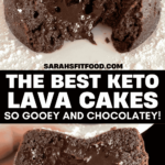 keto lava cakes