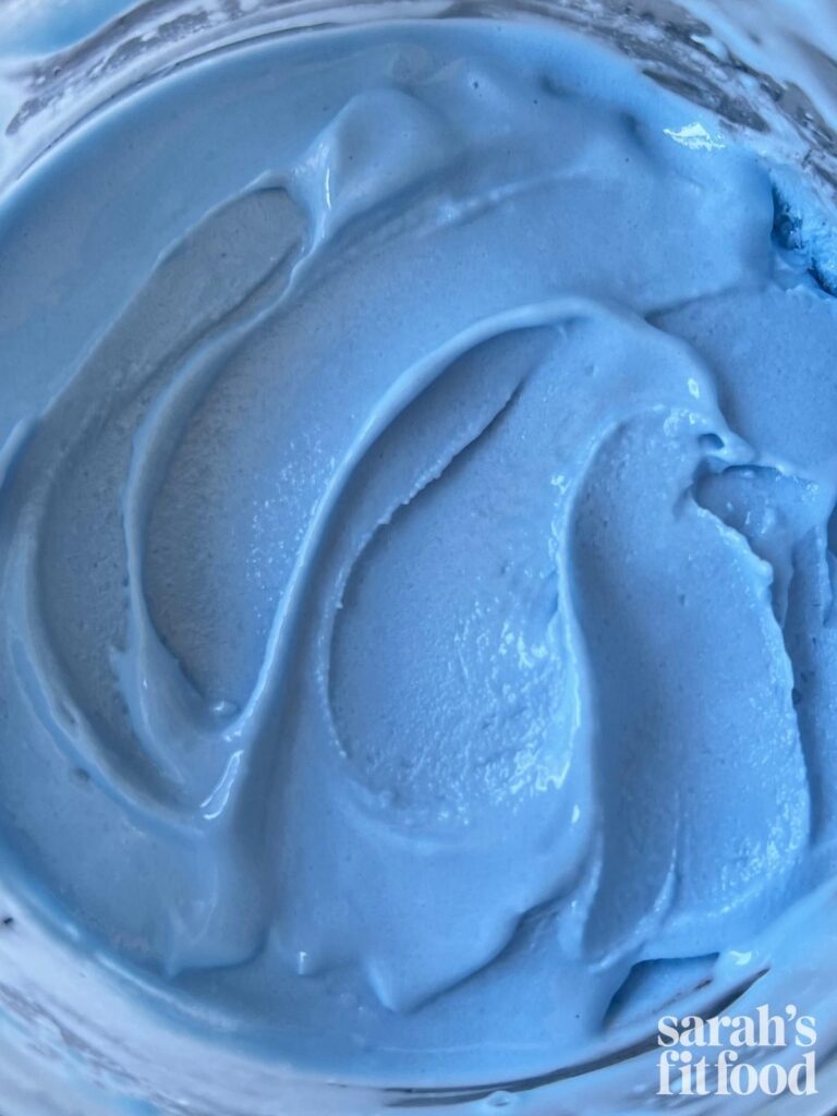 blue raspberry ice cream swirl