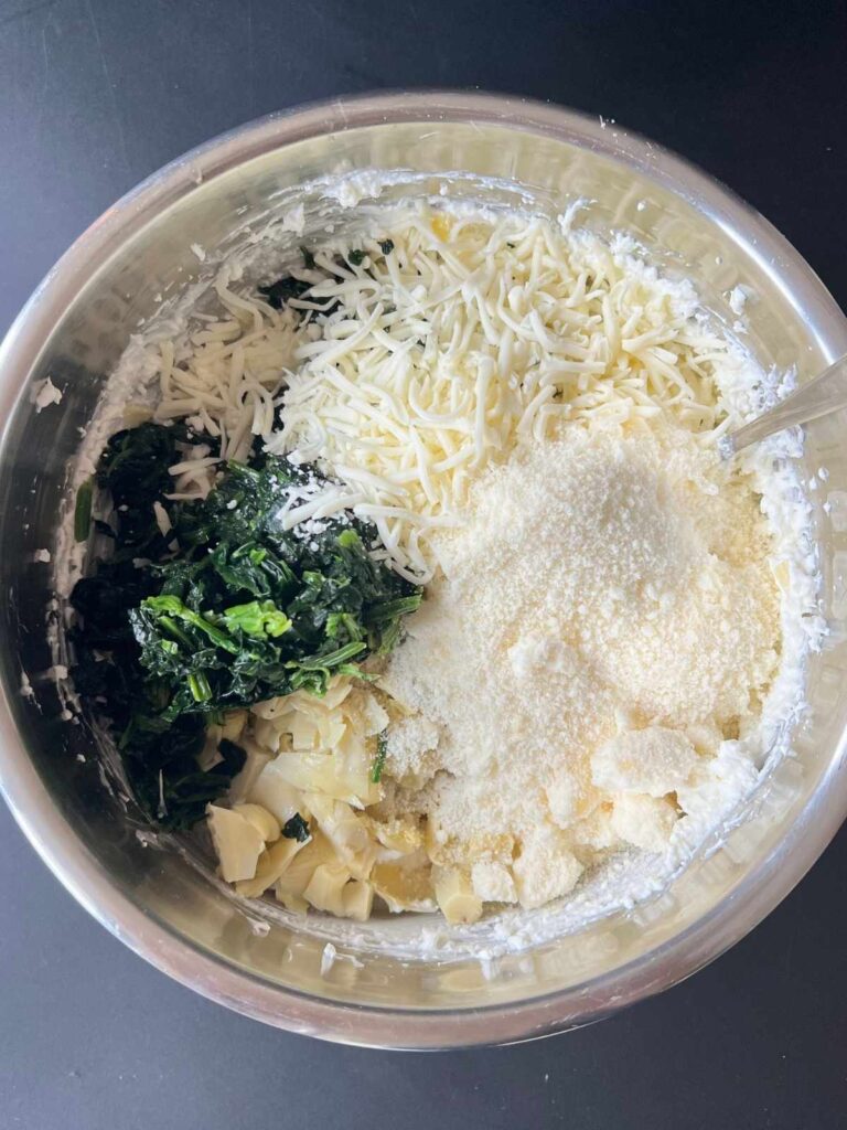 high protein spinach artichoke dip ingredients