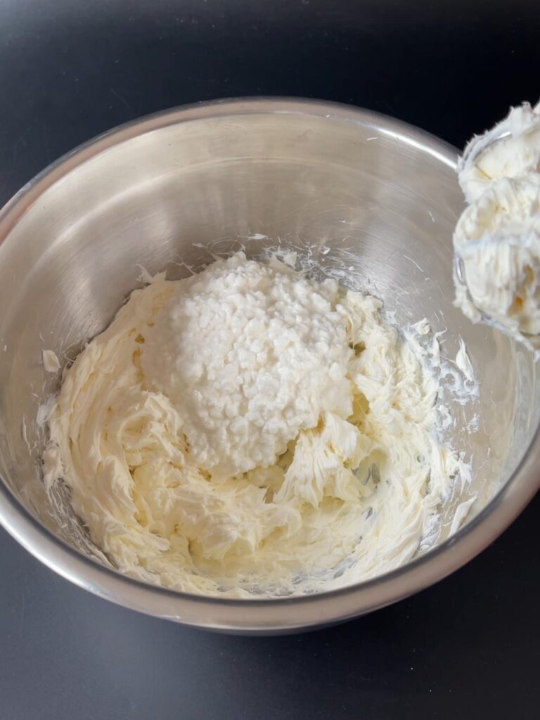 blending the base of the dip