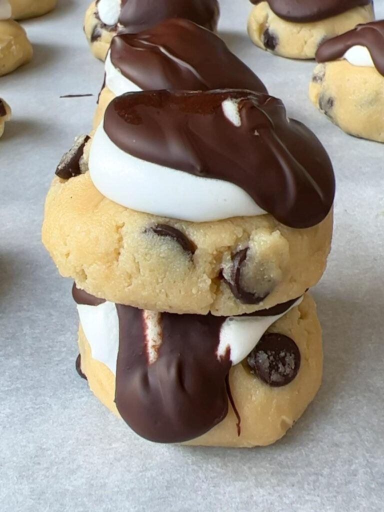 cream filled cookie dough truffles