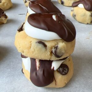 cream filled cookie dough truffles